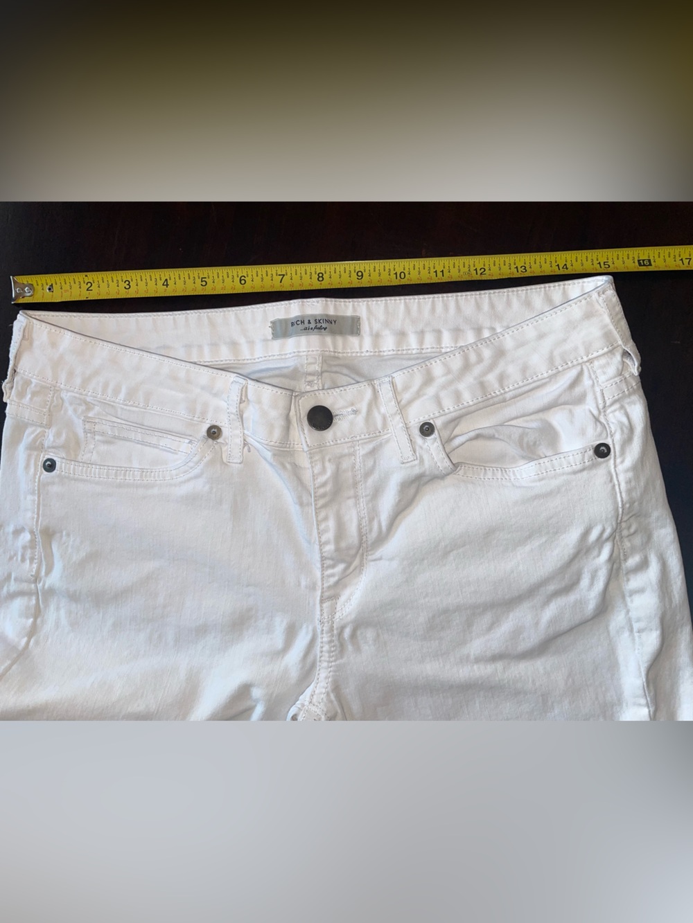 Rich & Skinny White Skinny Jeans